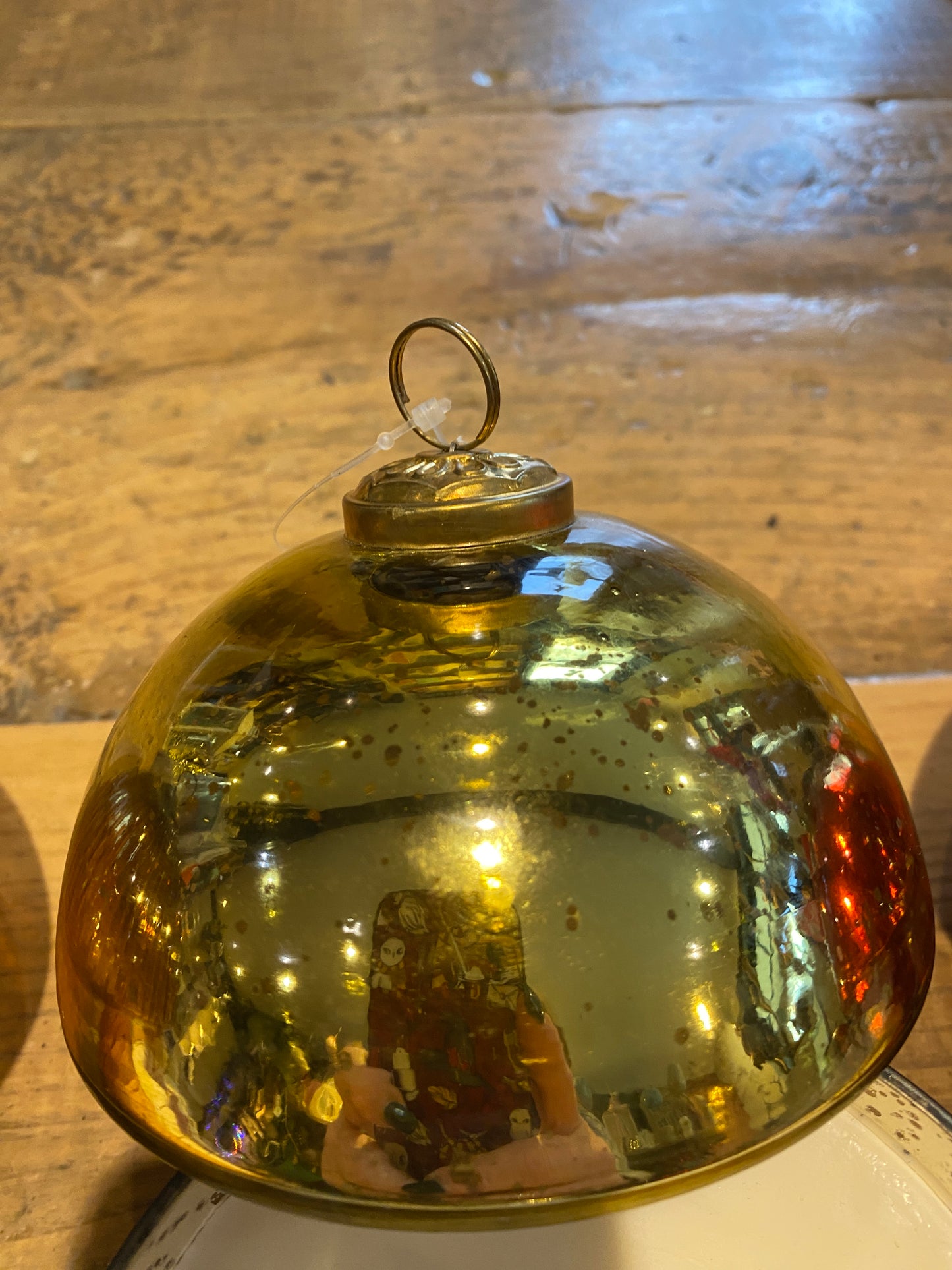 Large Glass Ornament Dish Candles