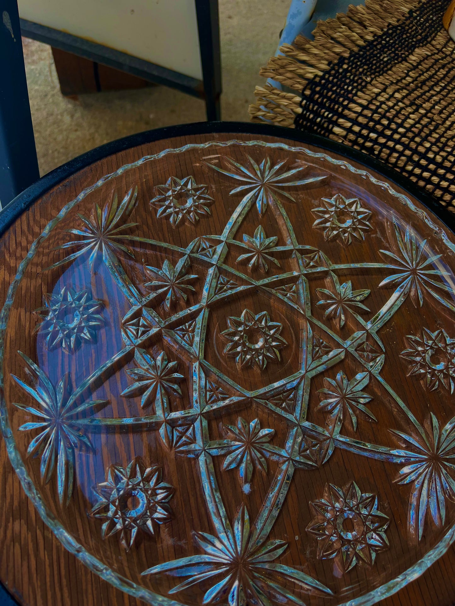 Vintage Crystal Plates