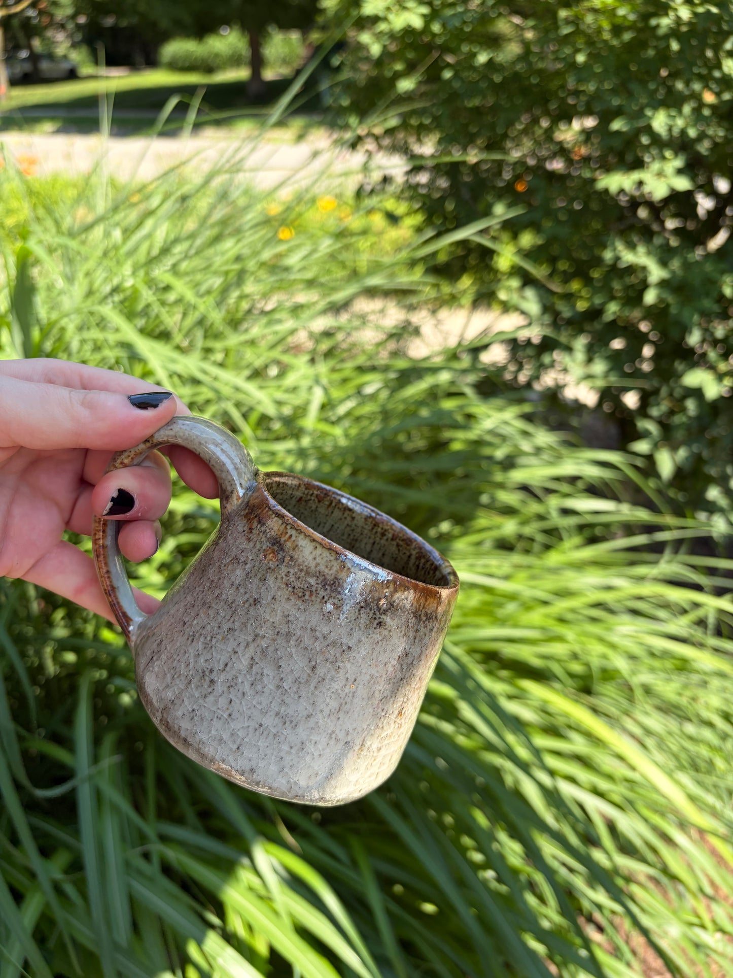 Vintage Singed Pottery Mug