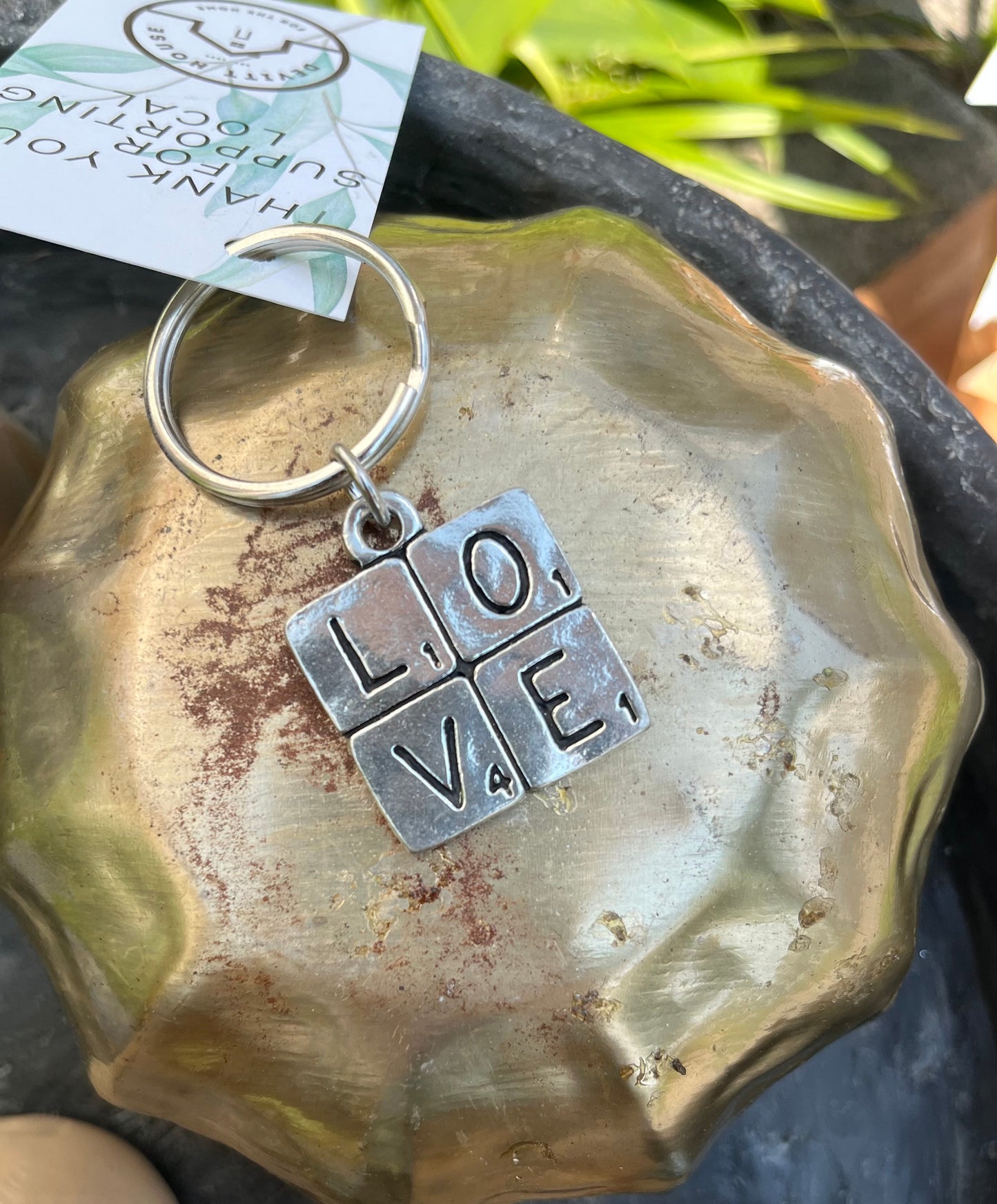 Pewter Keychain