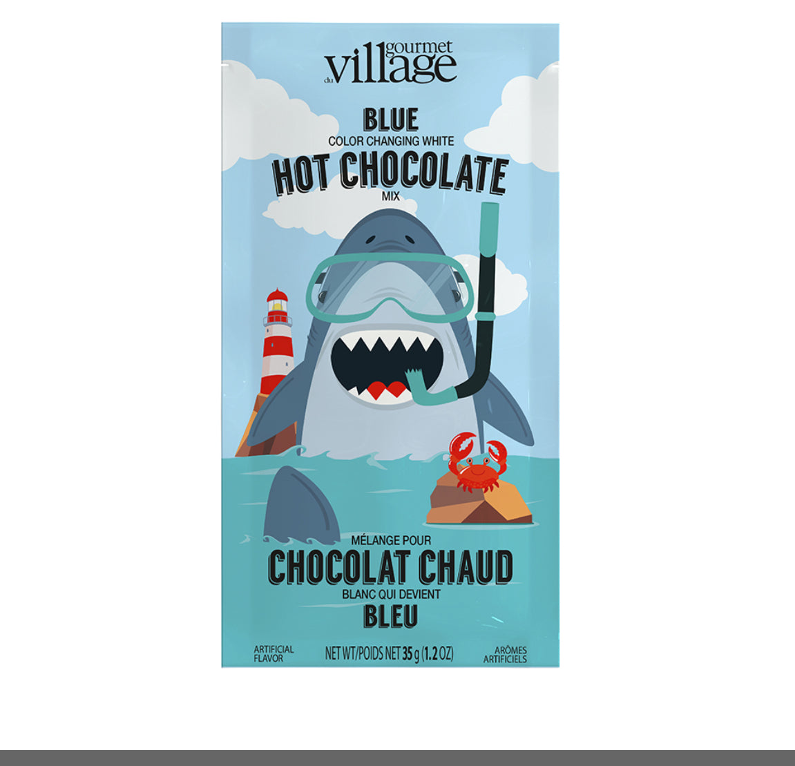 Shark Hot Chocolate: Colour Changing Blue