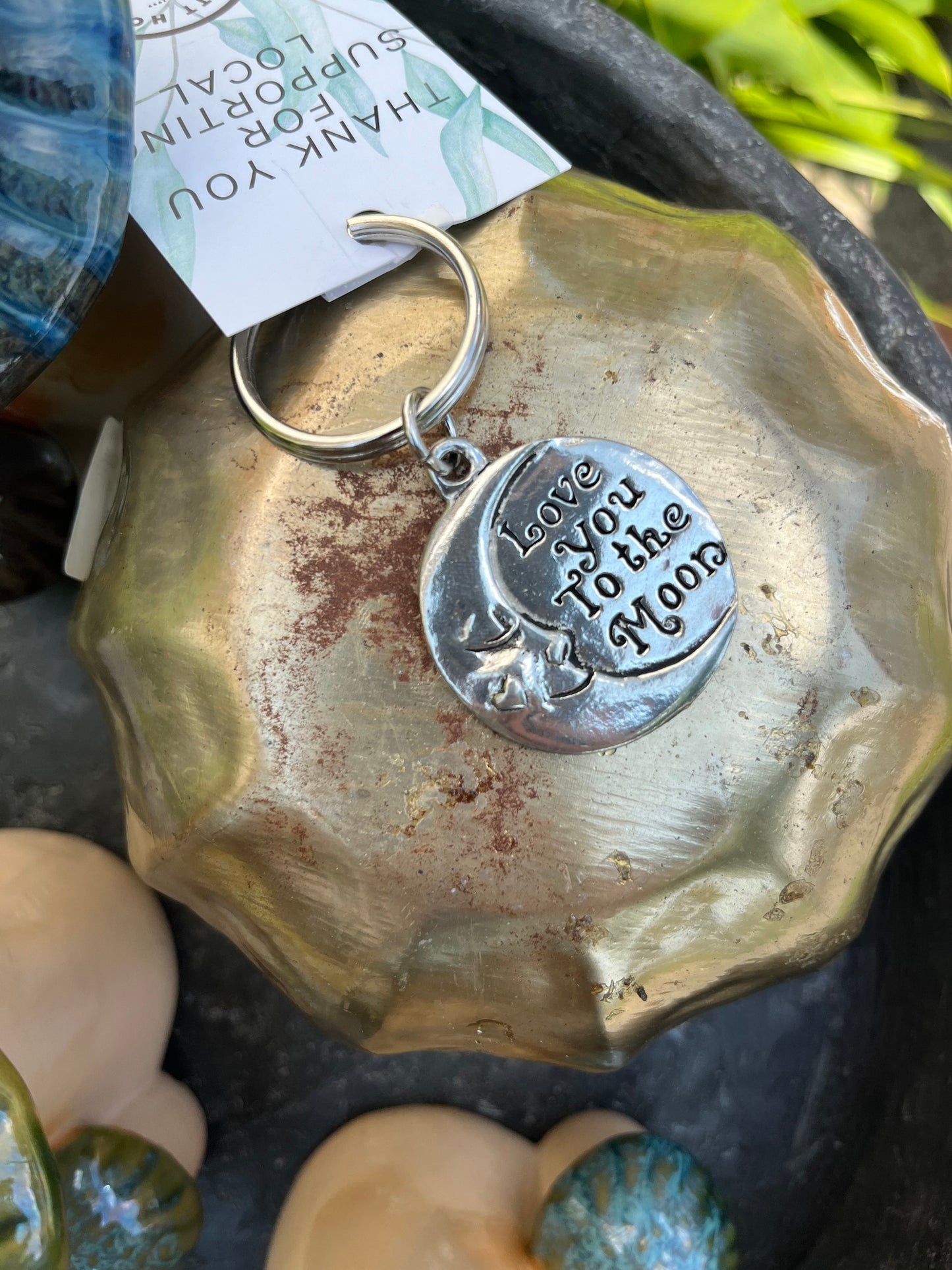 Pewter Keychain