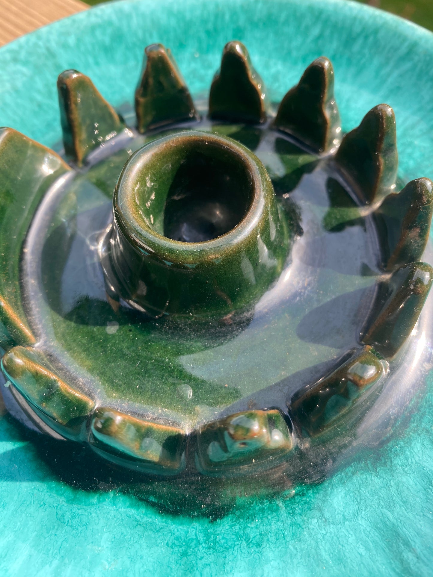 Evangeline studio pottery candlestick