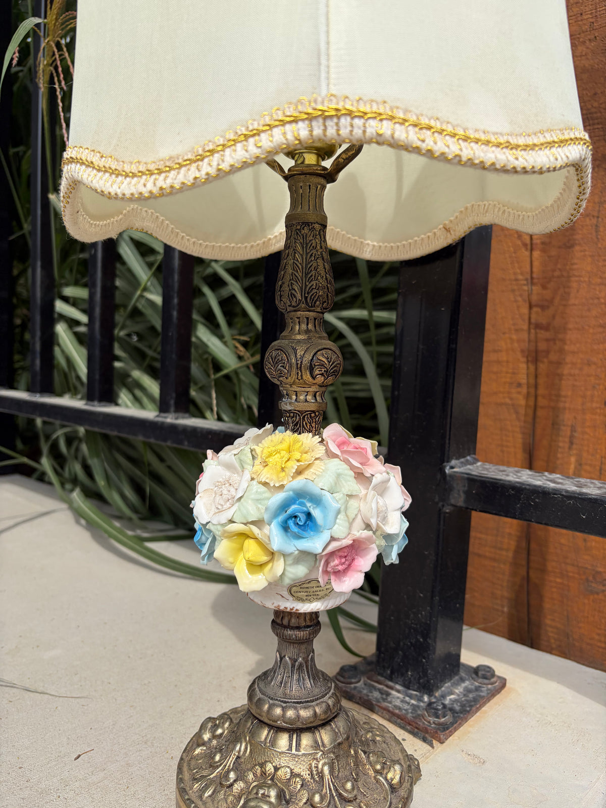 Vintage Porcelain Lamp