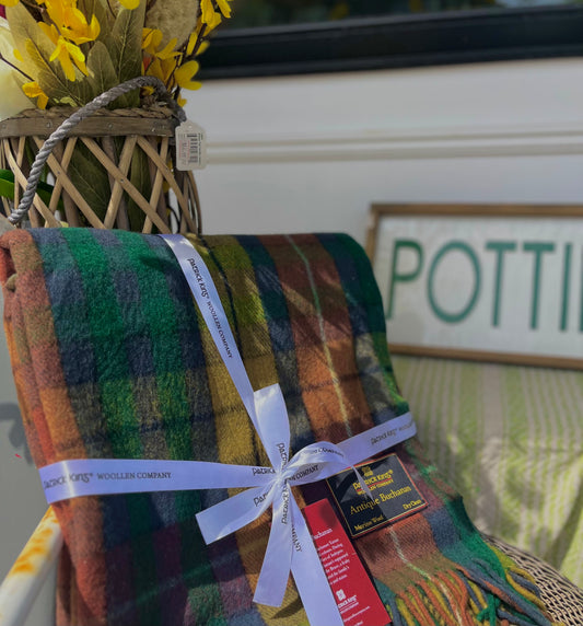 Scottish Plaid Woolen Blankets