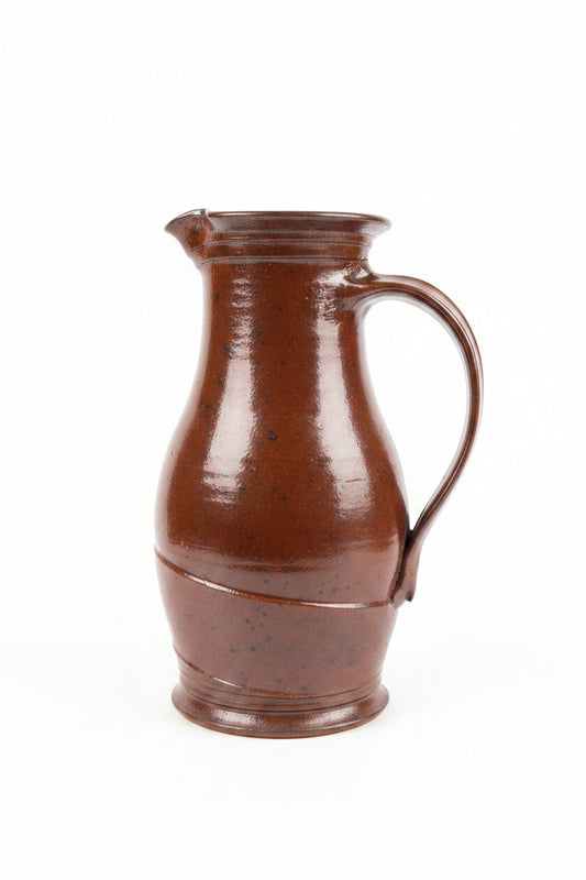 Vintage French Studio Stoneware Pitcher