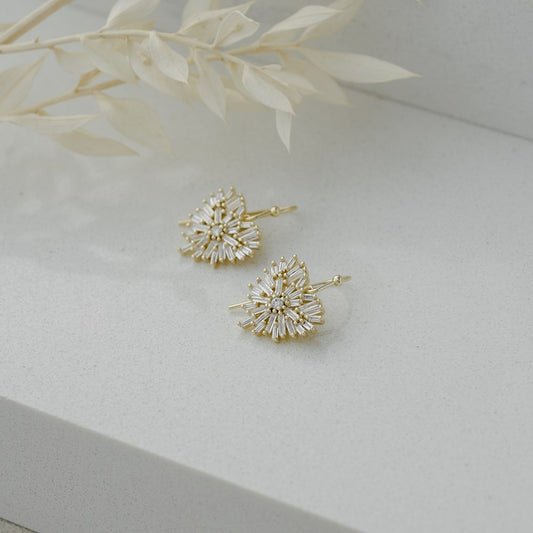 Elaborate Heart Earrings