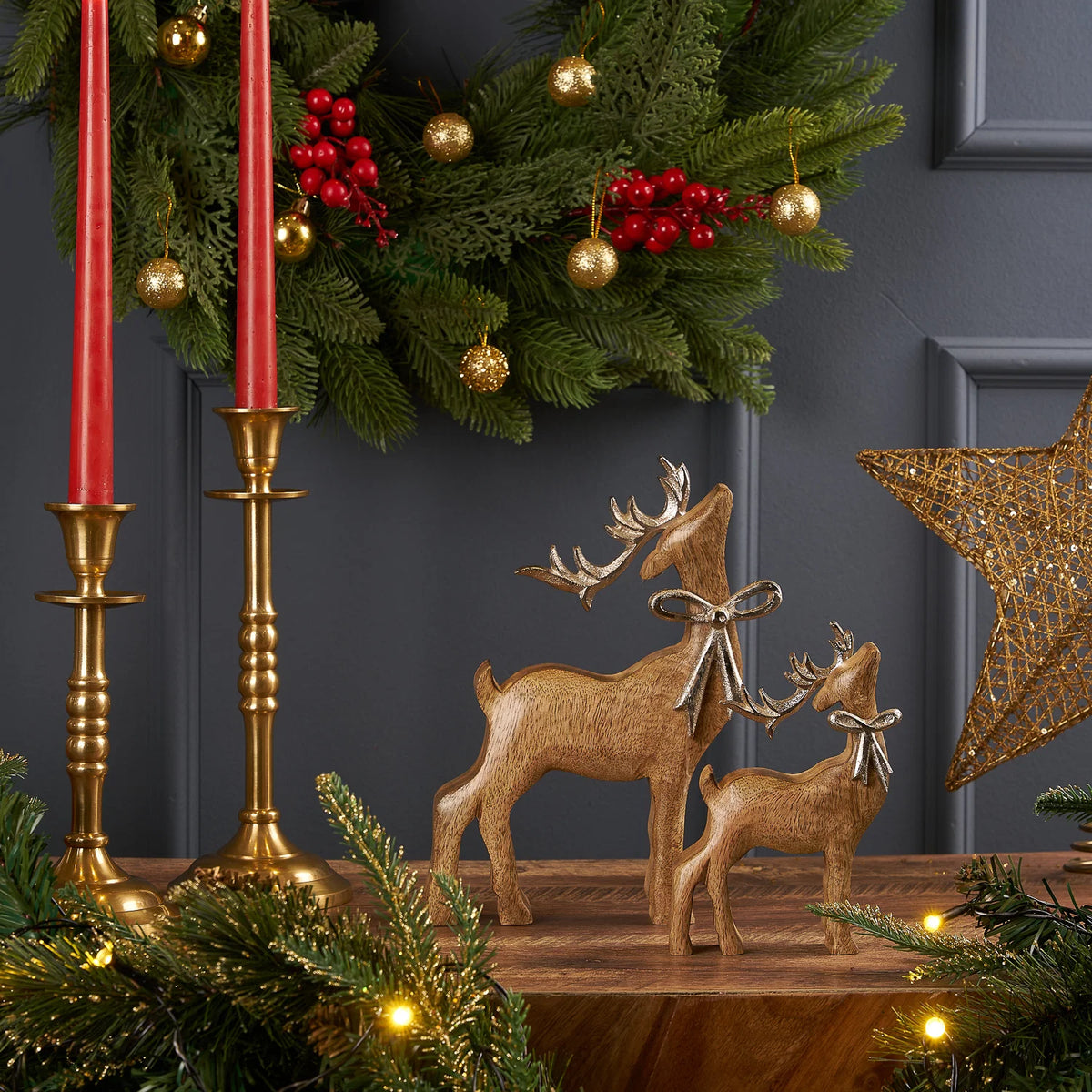 Rudolph Reindeer Wood