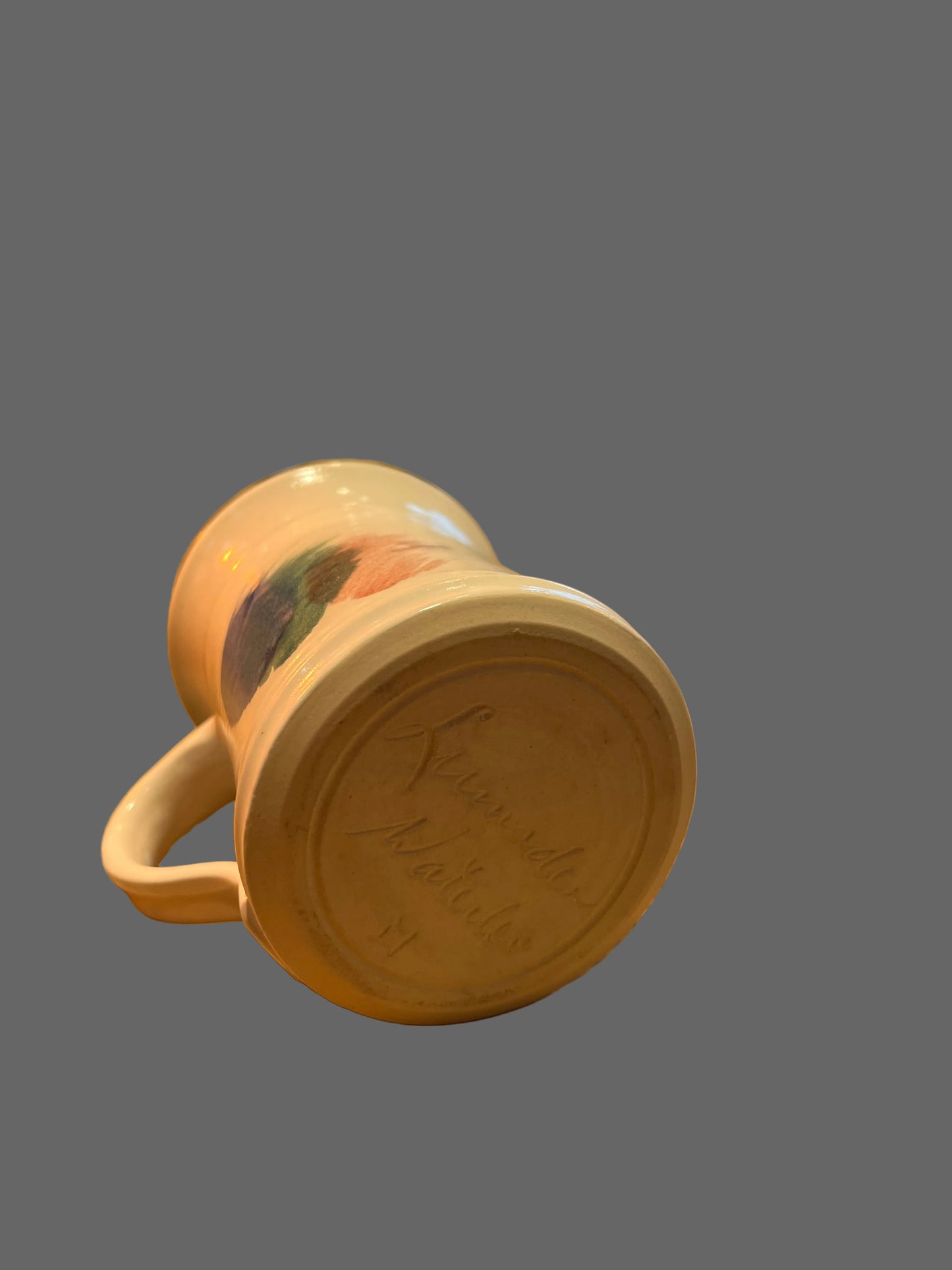 Vintage Pottery Signed Mug