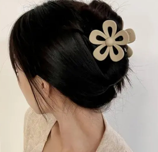 Flower Shaped Hair Claw Clips