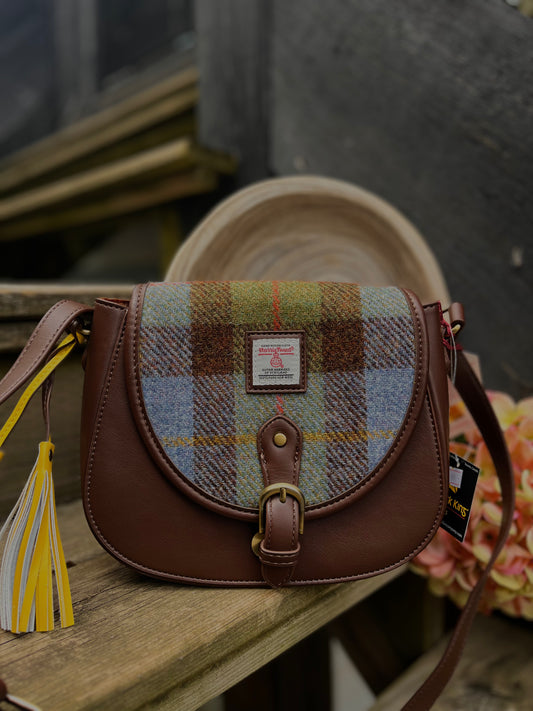 Harris Tweed Saddle Bag