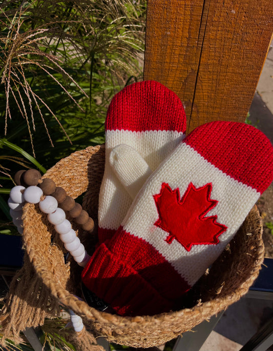 Canada & Snowflake Mittens