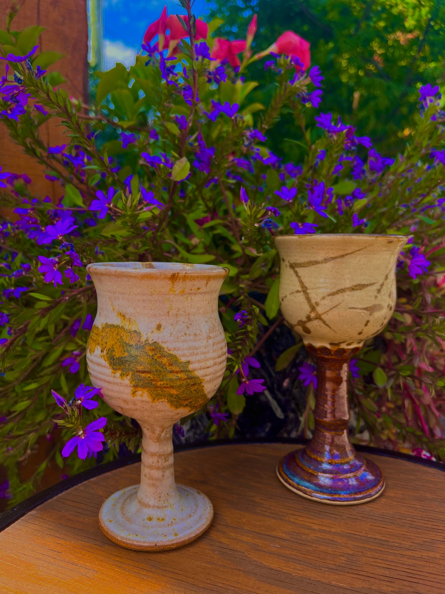 Ontario Handmade Pottery Goblets