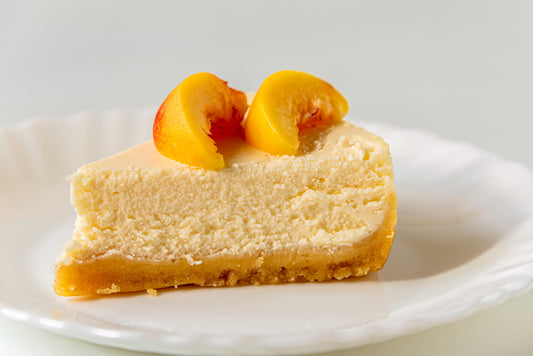 No Bake Peach Cream Pie