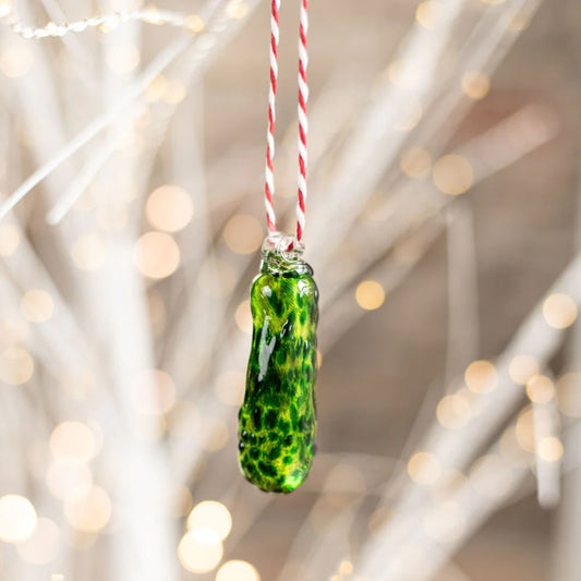 Hand Blown Glass Pickle