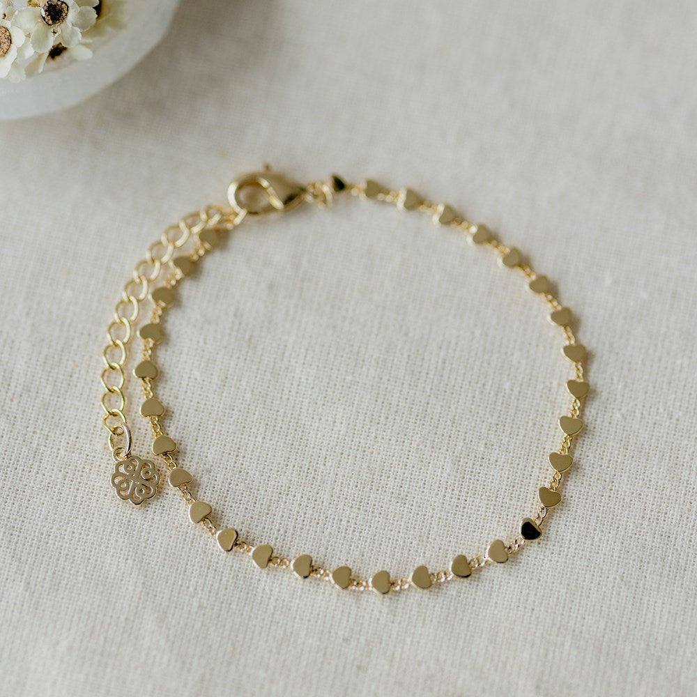Heart Chain Bracelet