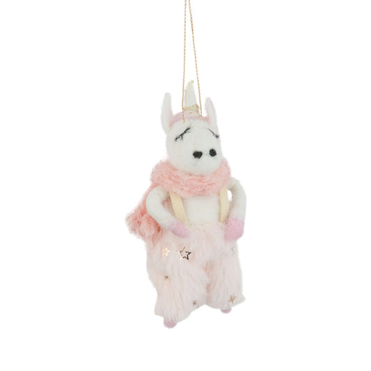 Felt Unicorn Ornament