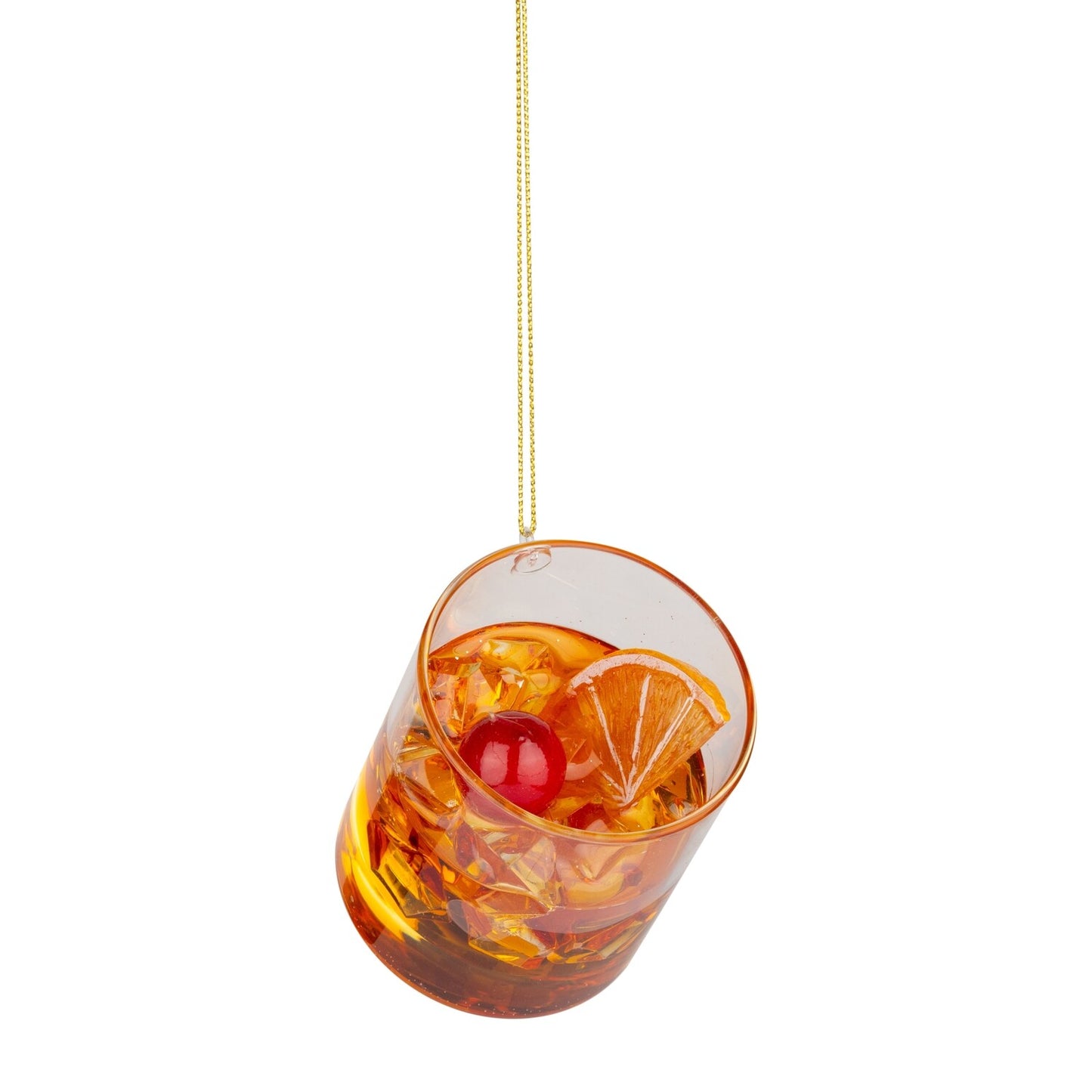 Old Fashioned Cocktail Ornament