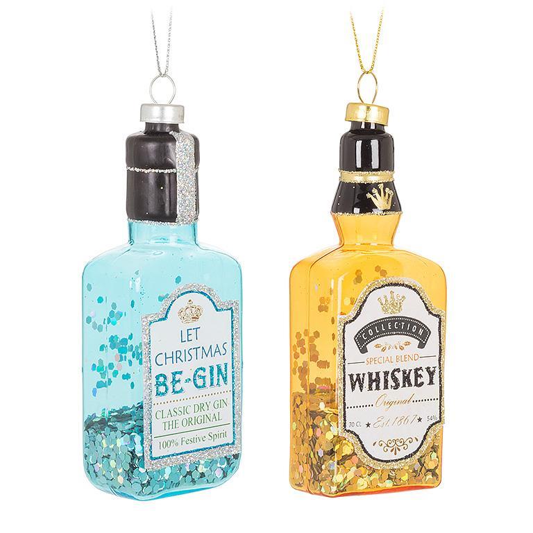 Whiskey & Gin Ornaments