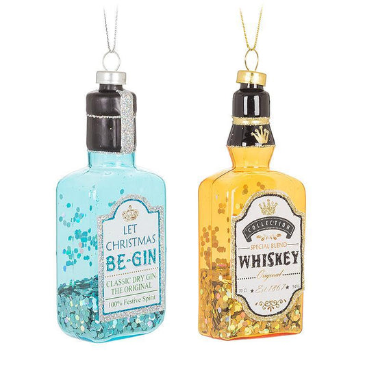 Whiskey & Gin Ornaments