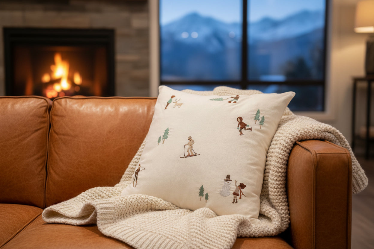 Outdoor Winter Pillow
