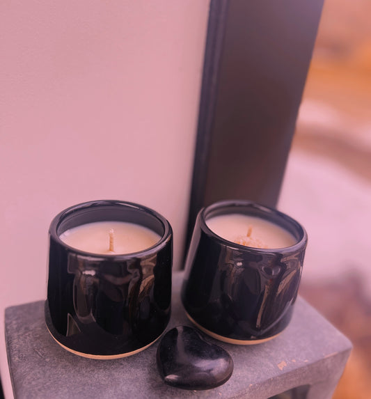 Black Stone Soy Candle