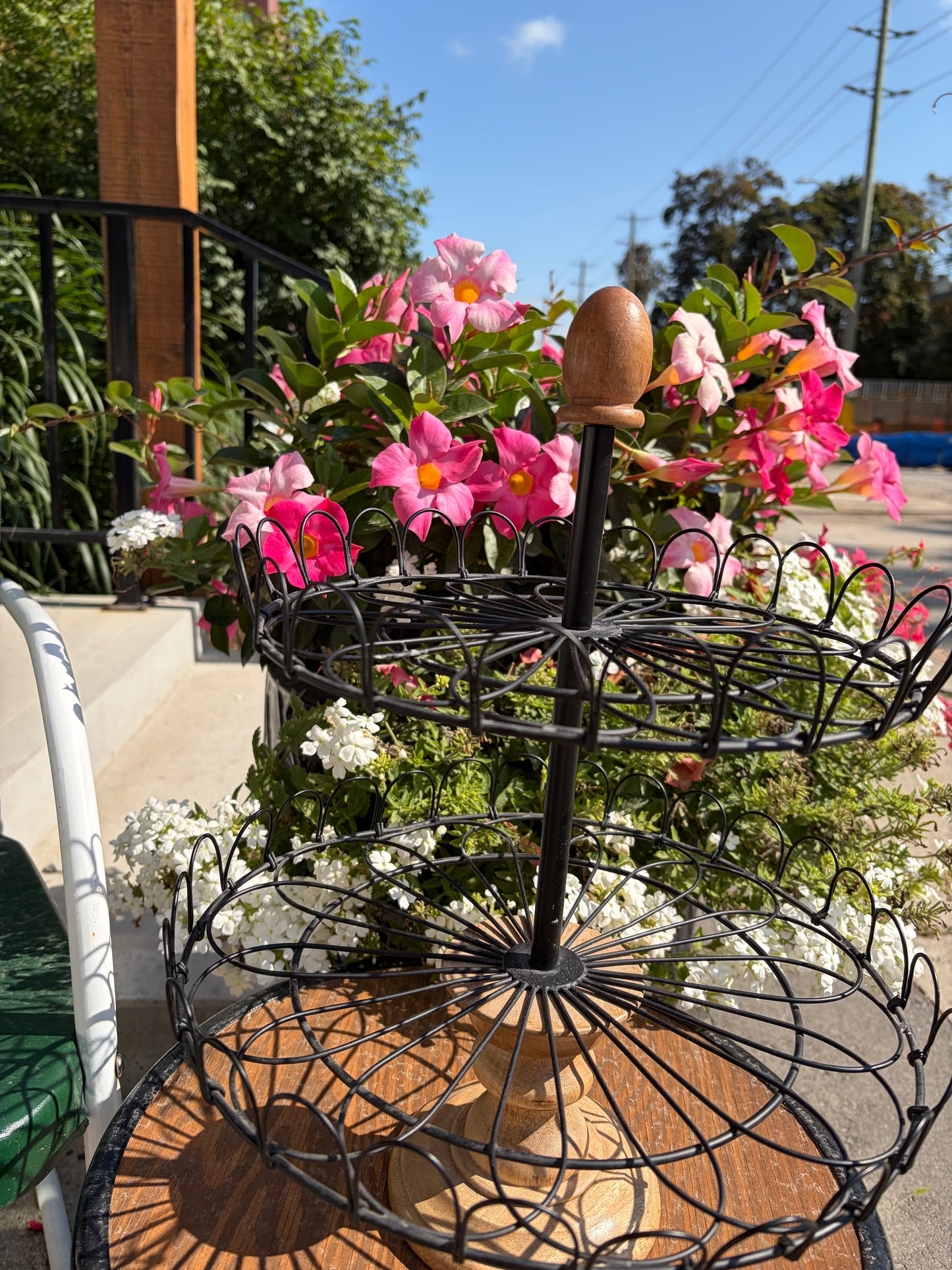 Vintage Tiered Tray
