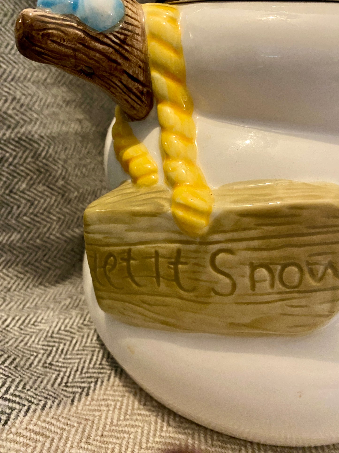 Vintage Snowman Cookie Jar