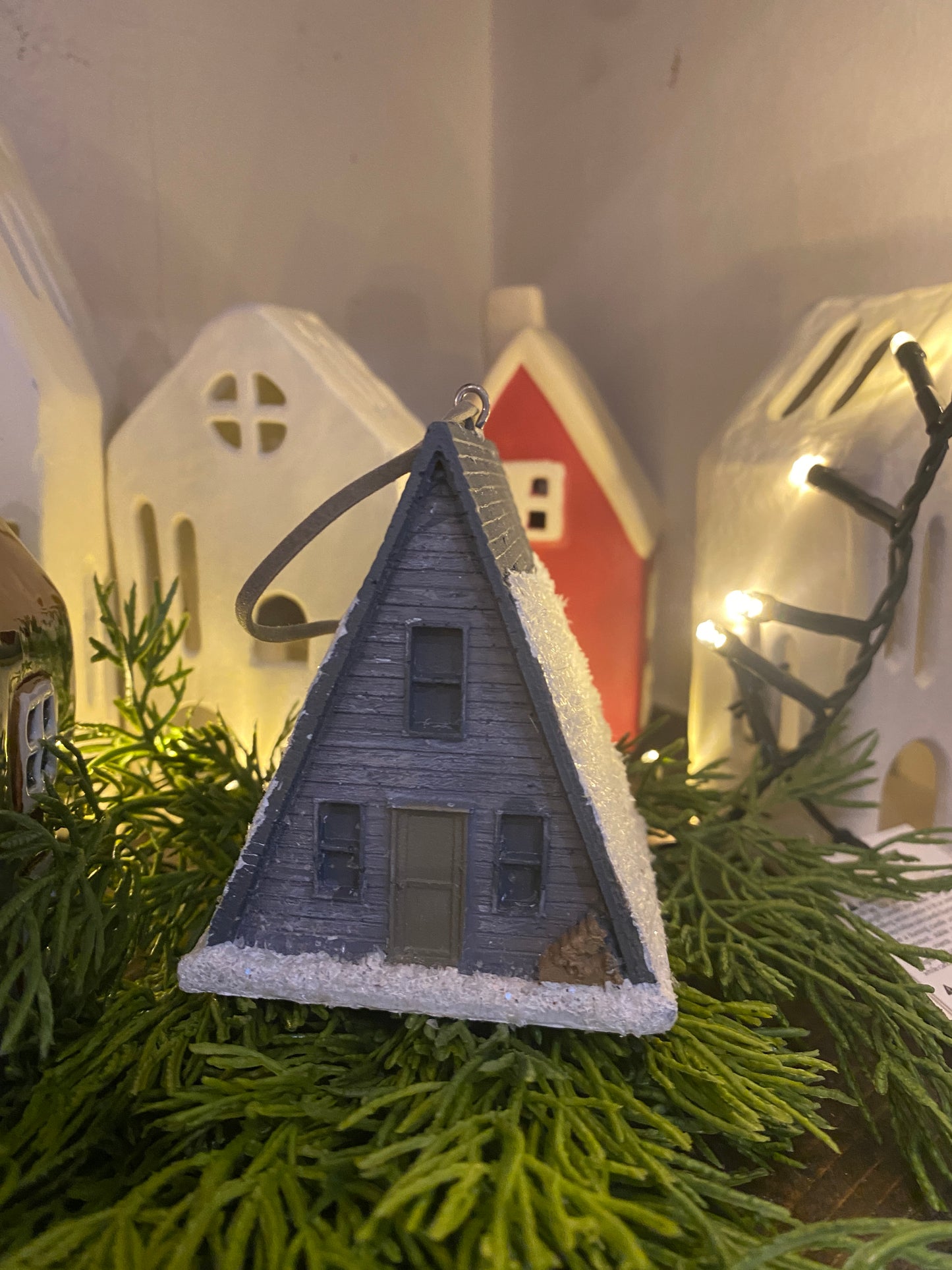 Winter Cabin/Cottage Ornament