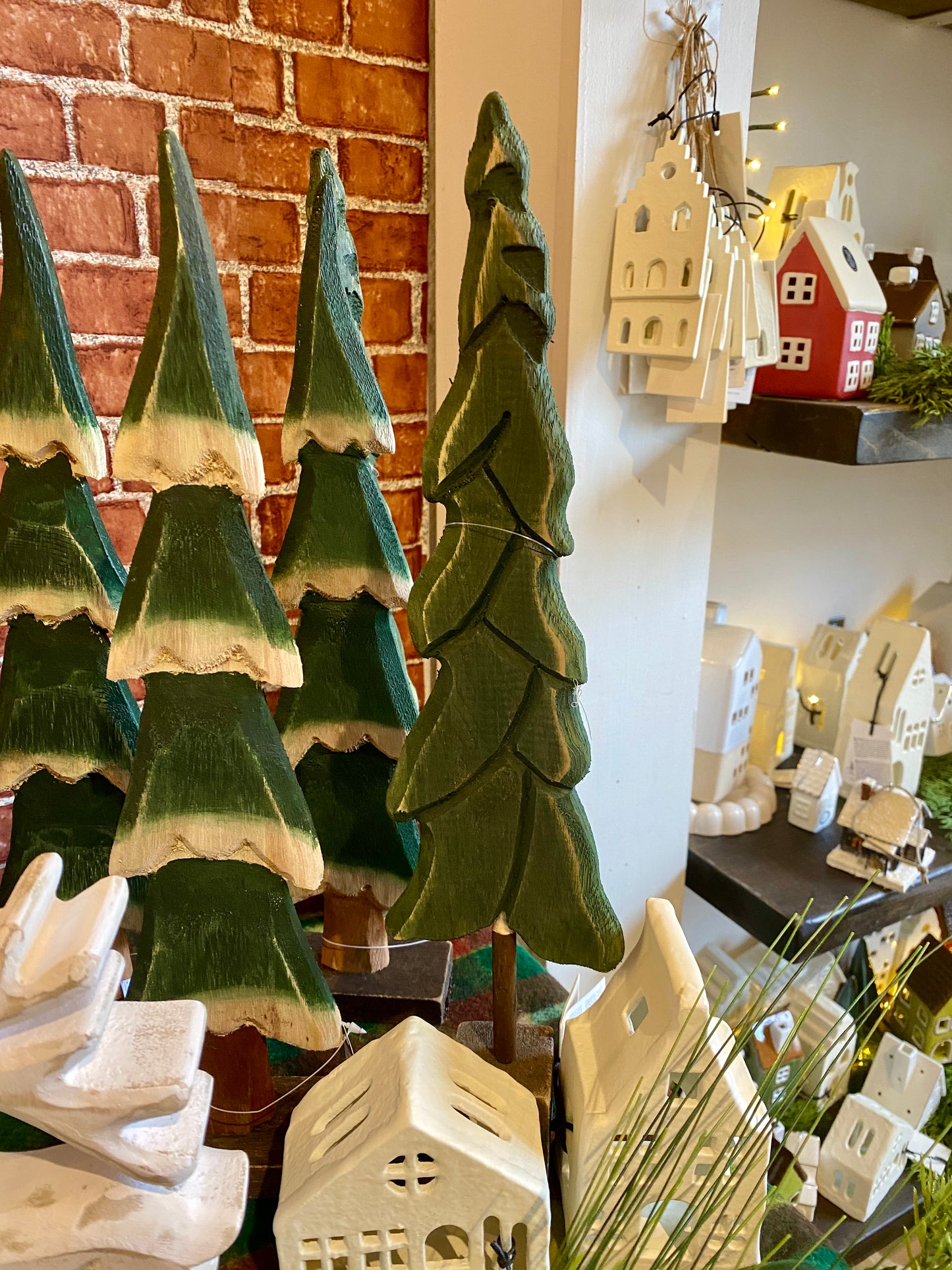 Wooden Tall Carved Tree