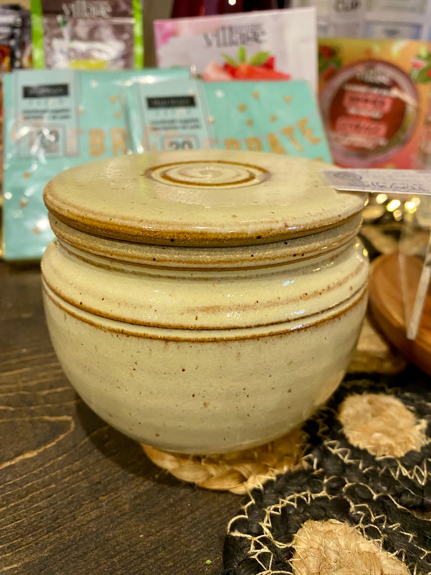 Handmade Pottery Butter Bells