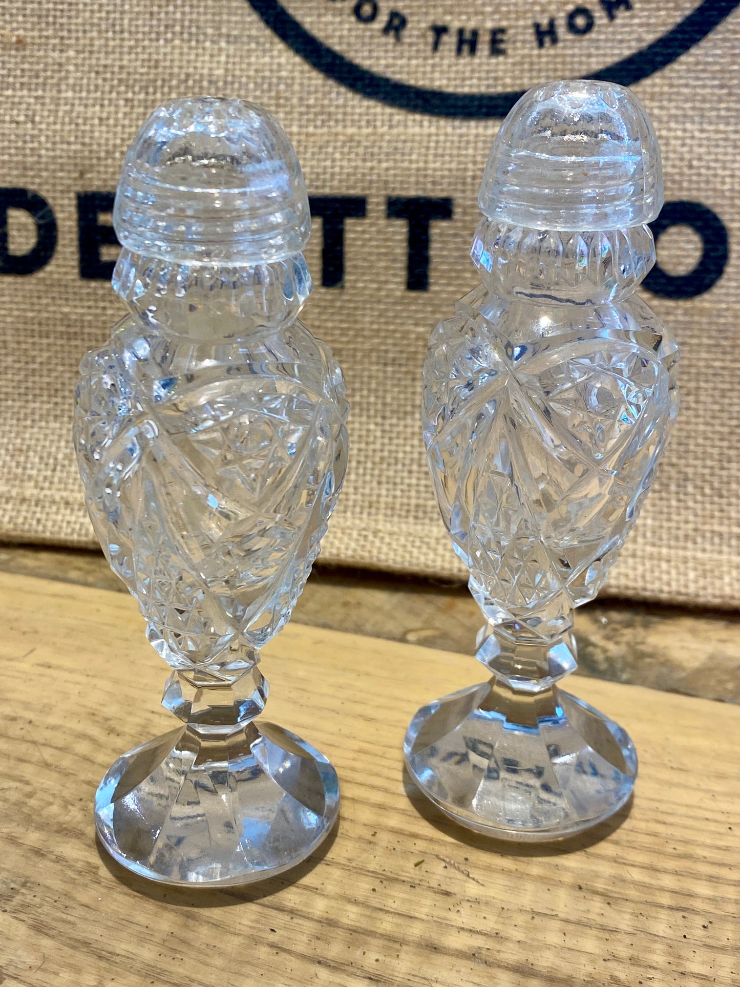 Crystal Pinwheet Salt & Pepper Set