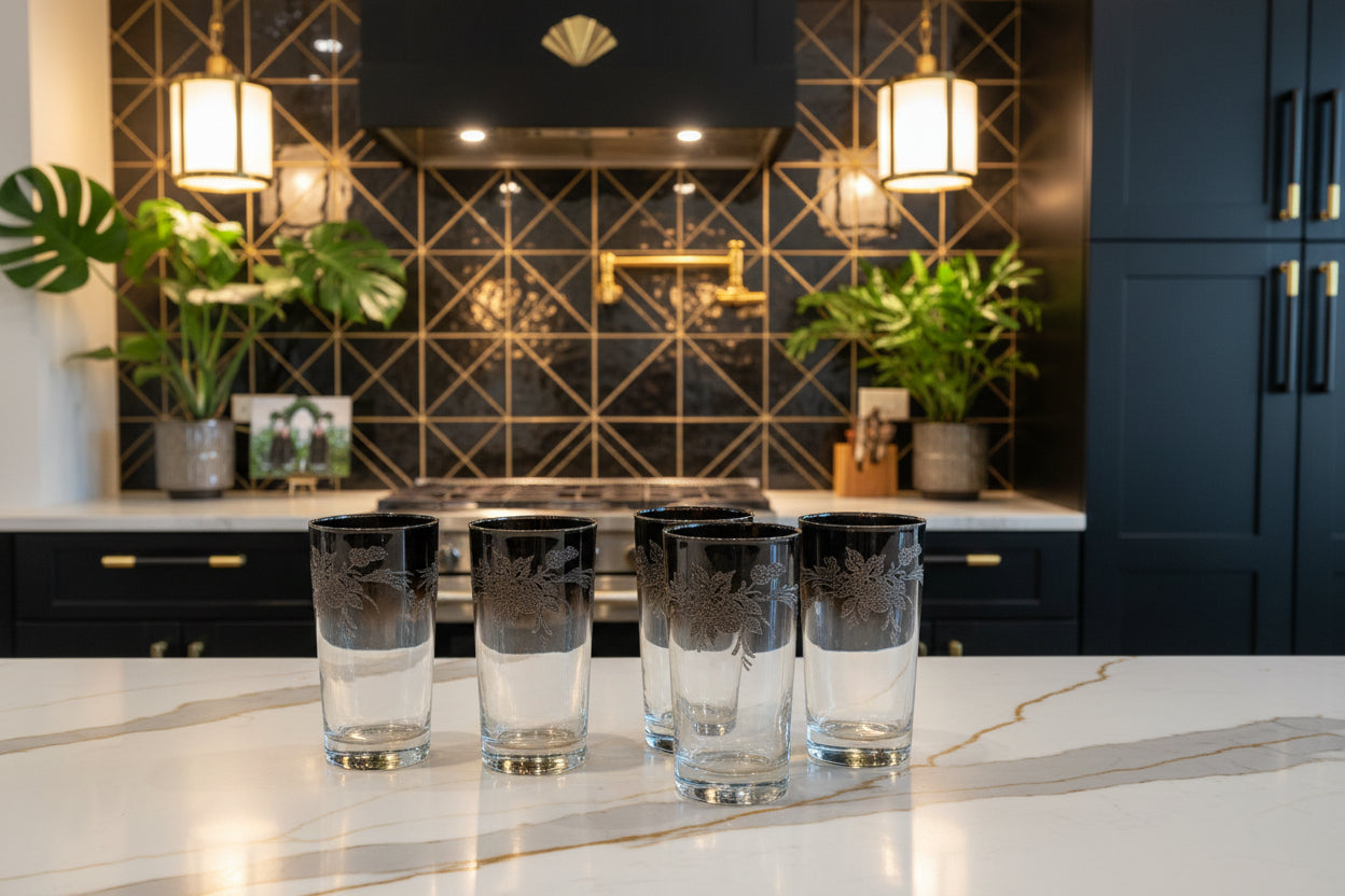 MCM Highball Glass Set