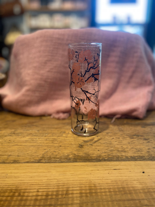 Cherry Blossom MCM Collectible Highball Glasses