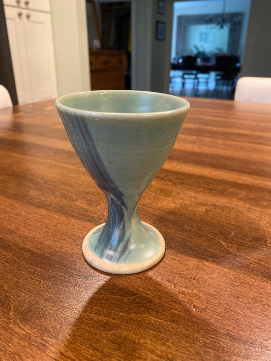 Vintage Pottery Goblets