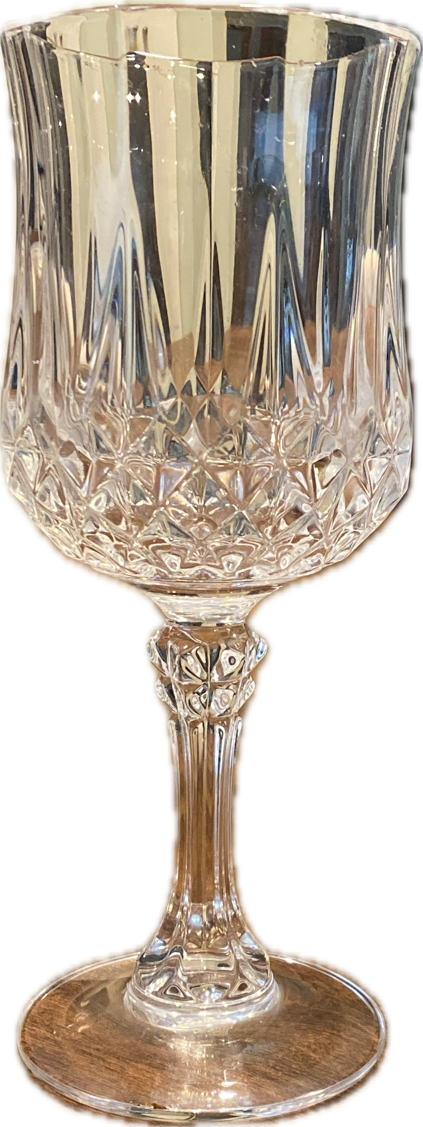 Vintage Cristal D'Arques Longchamp Crystal Goblets