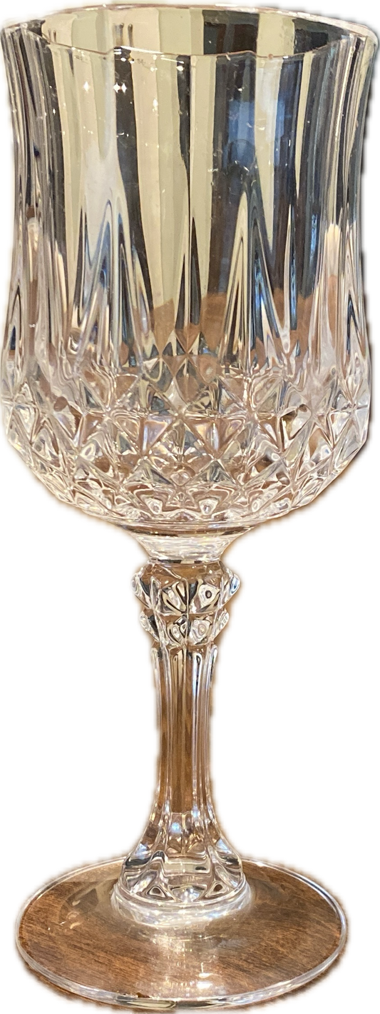 Vintage Cristal D'Arques Longchamp Crystal Goblets