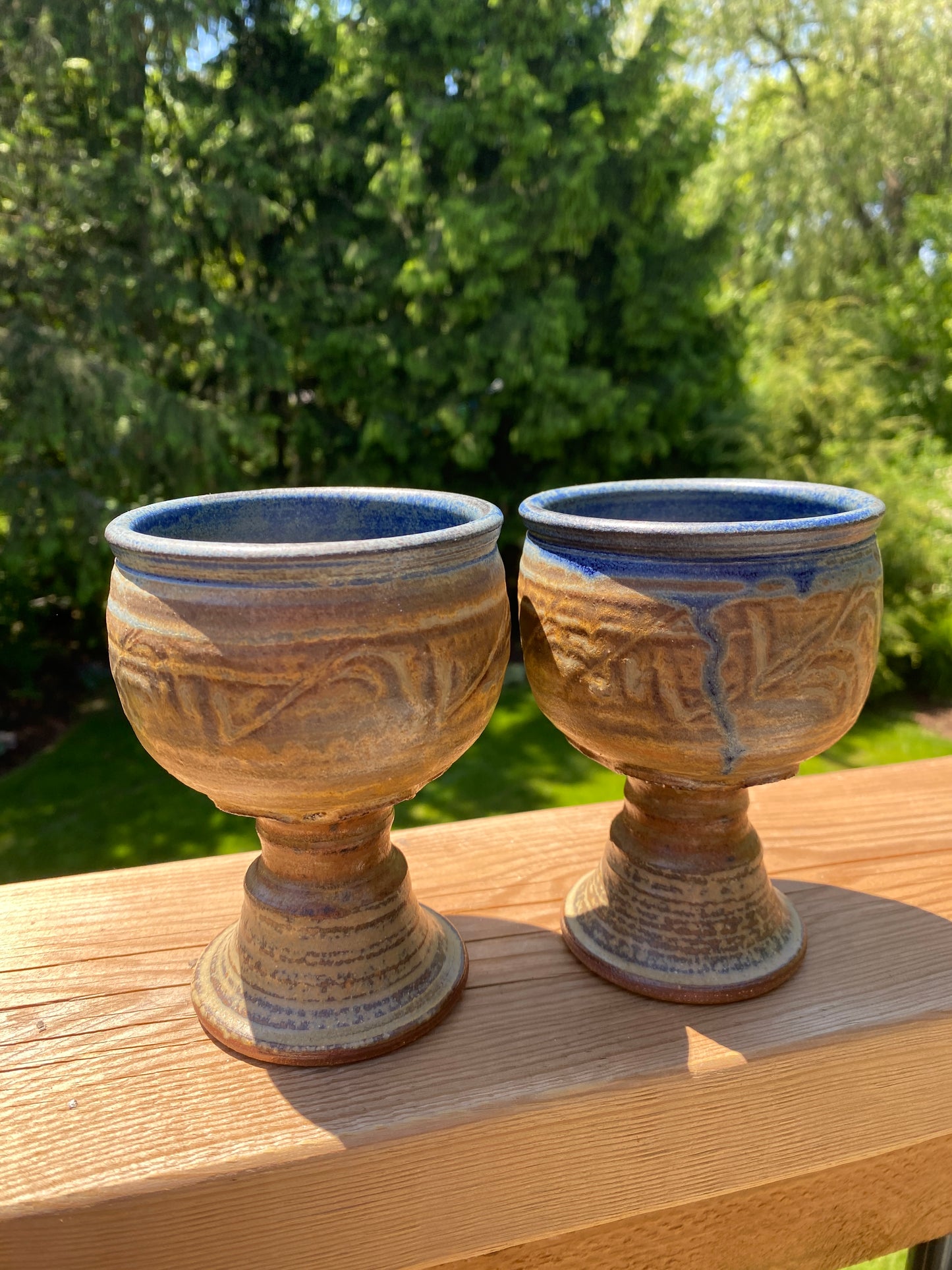 Studio Pottery Goblets
