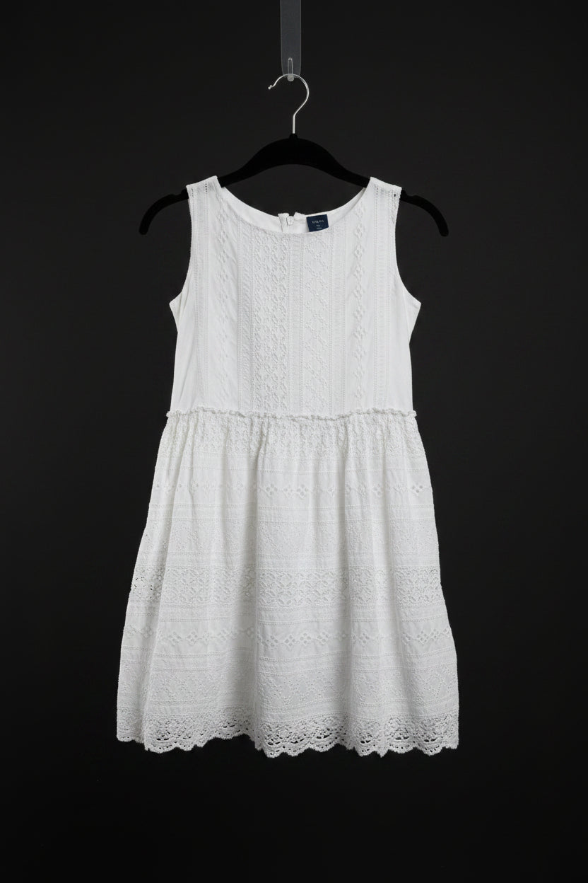 White Eyelet Child's Dress