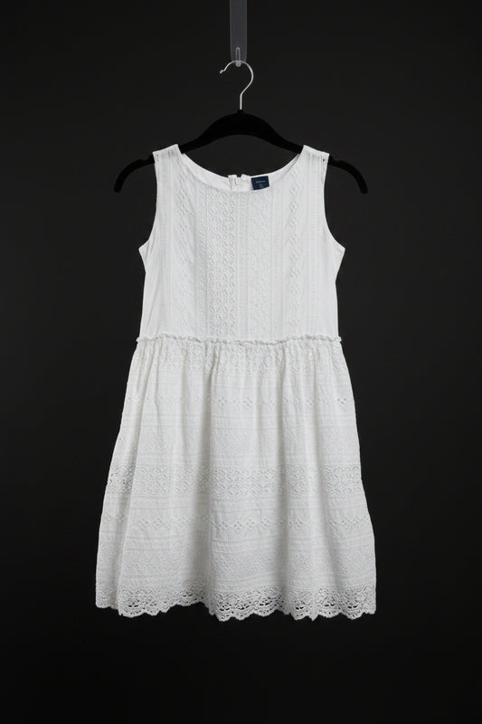 White Eyelet Child's Dress
