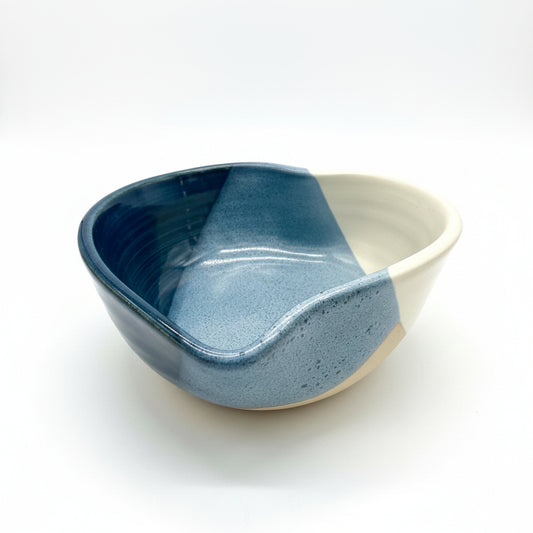 Blue Heart Shaped Studio Bowl