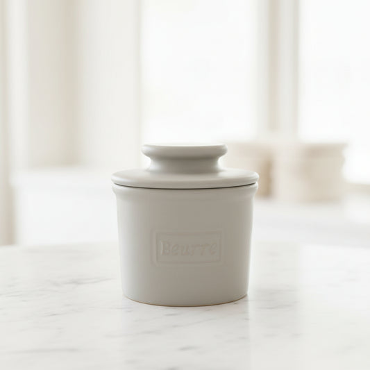 Matt Pale Grey French Butter Bell