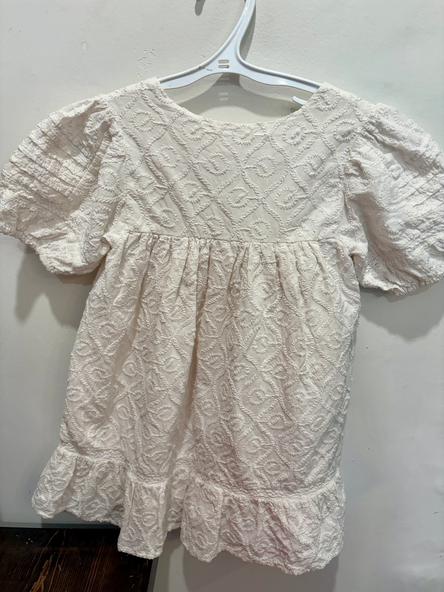 Child's White Eyelet Dress