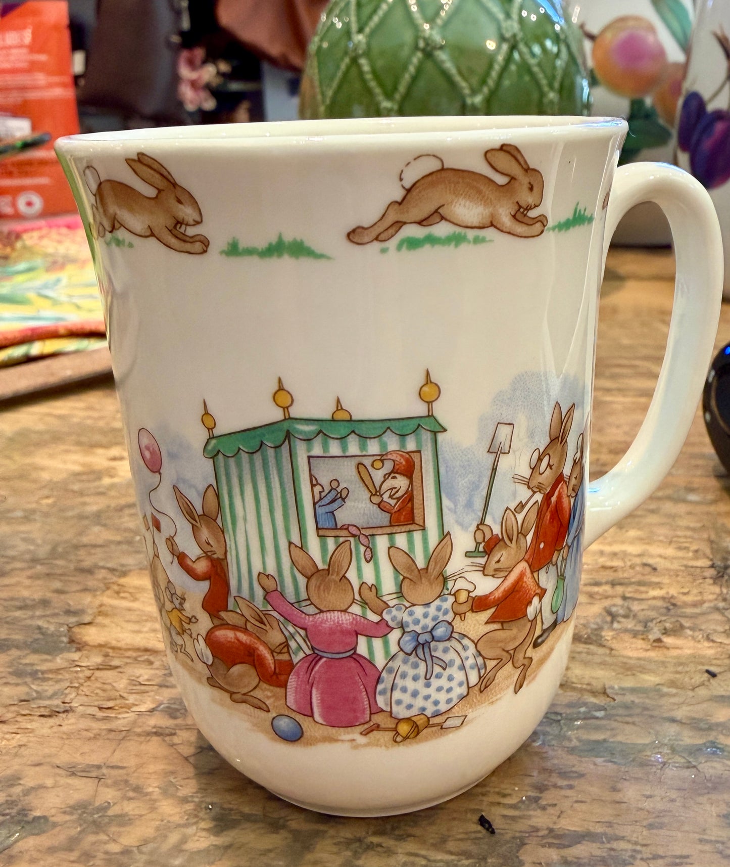 Bunnykins Vintage Mug Punch & Judy Theatre