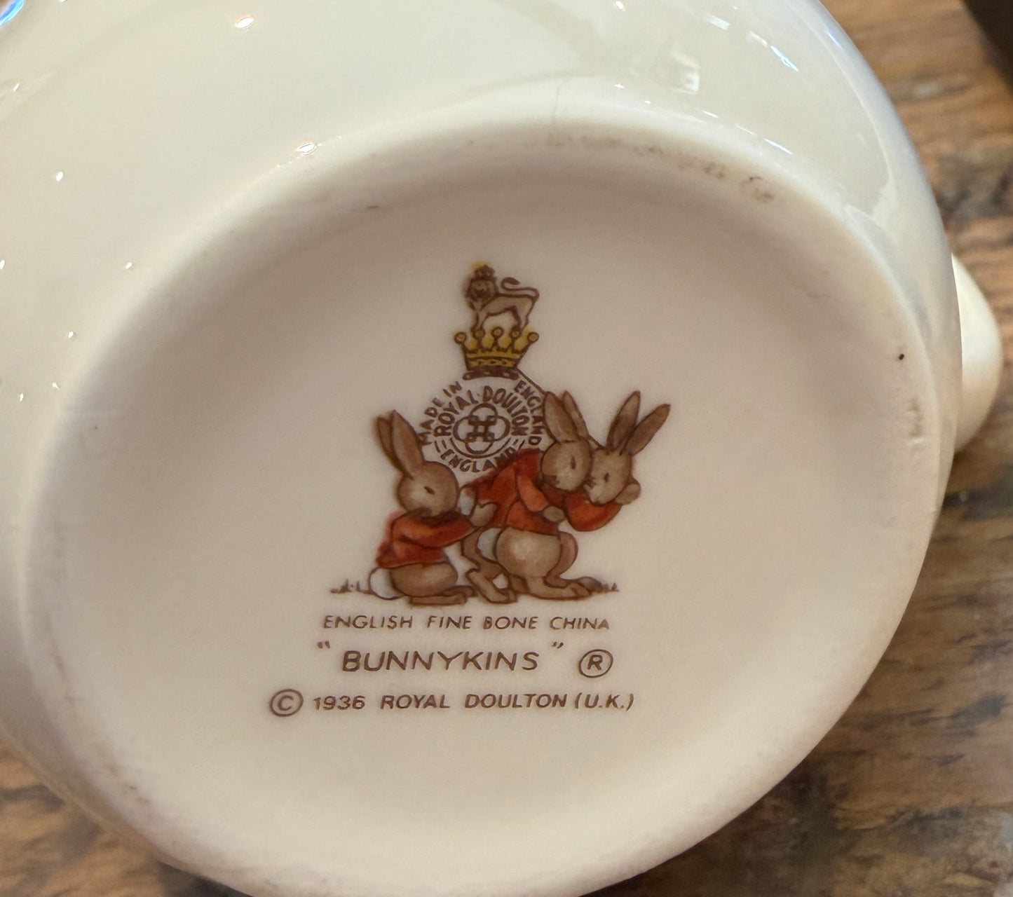 Bunnykins Vintage Mug Punch & Judy Theatre
