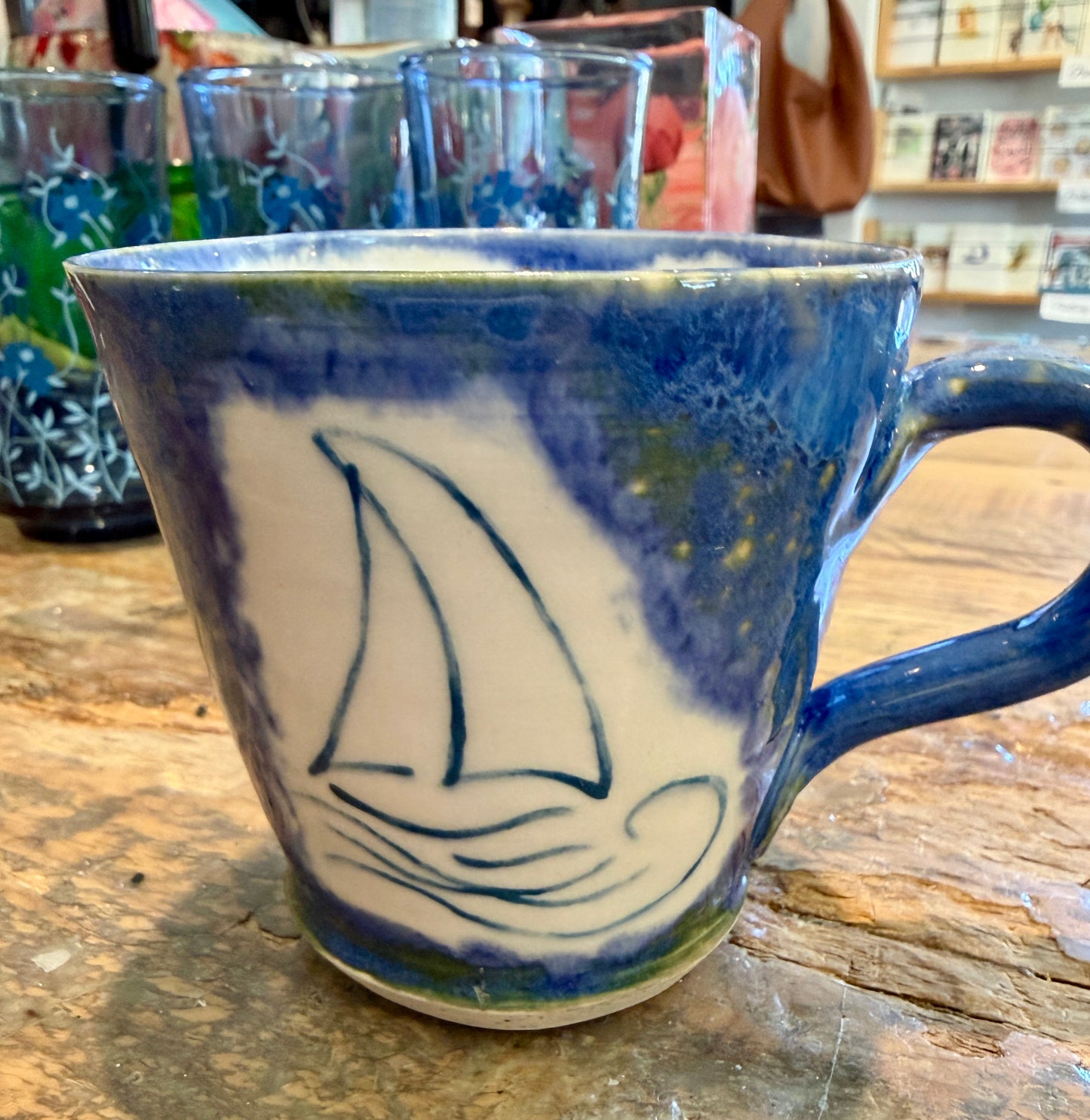 Signed Vintage Studio Pottery Mug