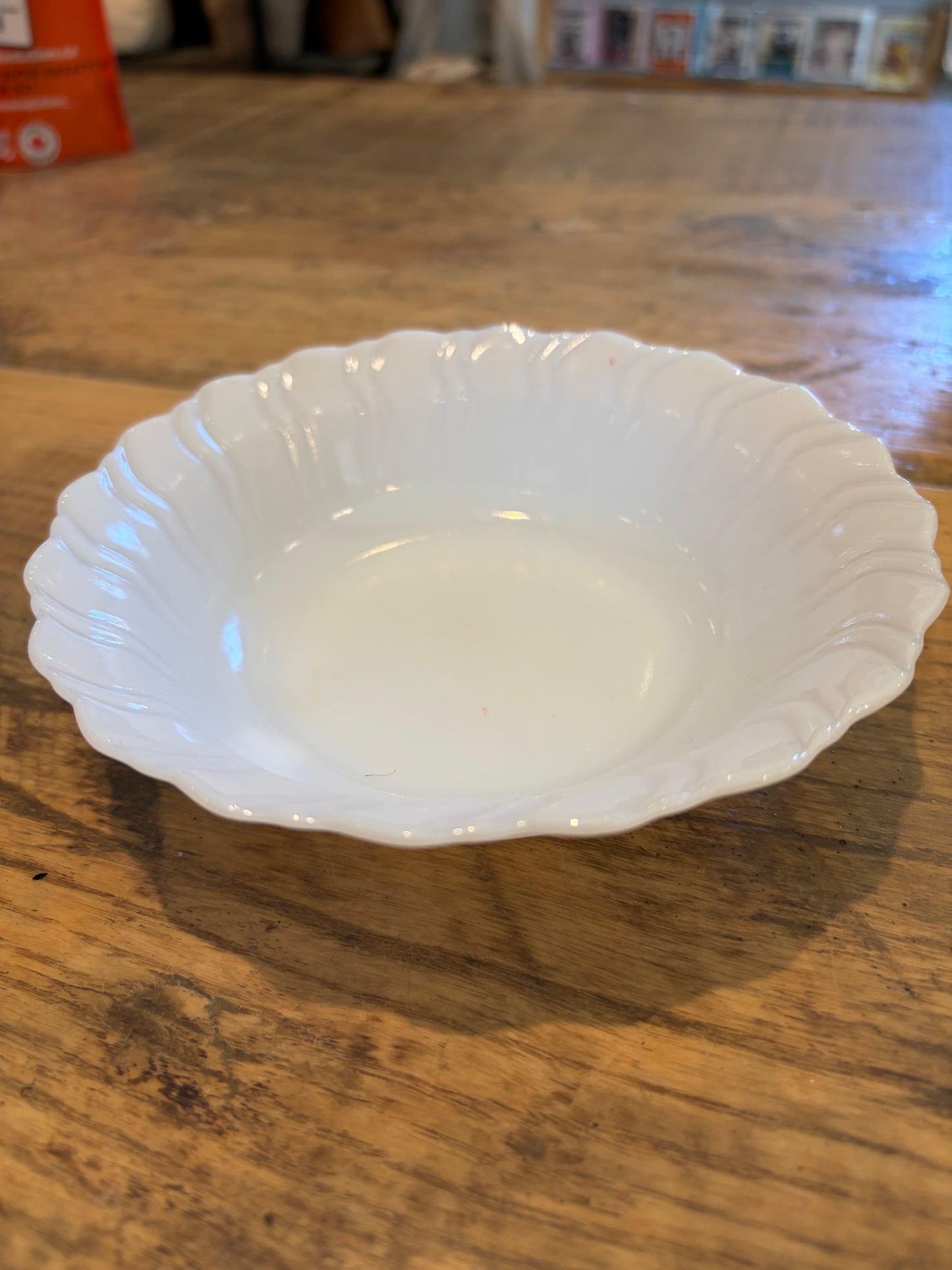 Milk White Depression Glass Macbeth-Evans Co. Bowls