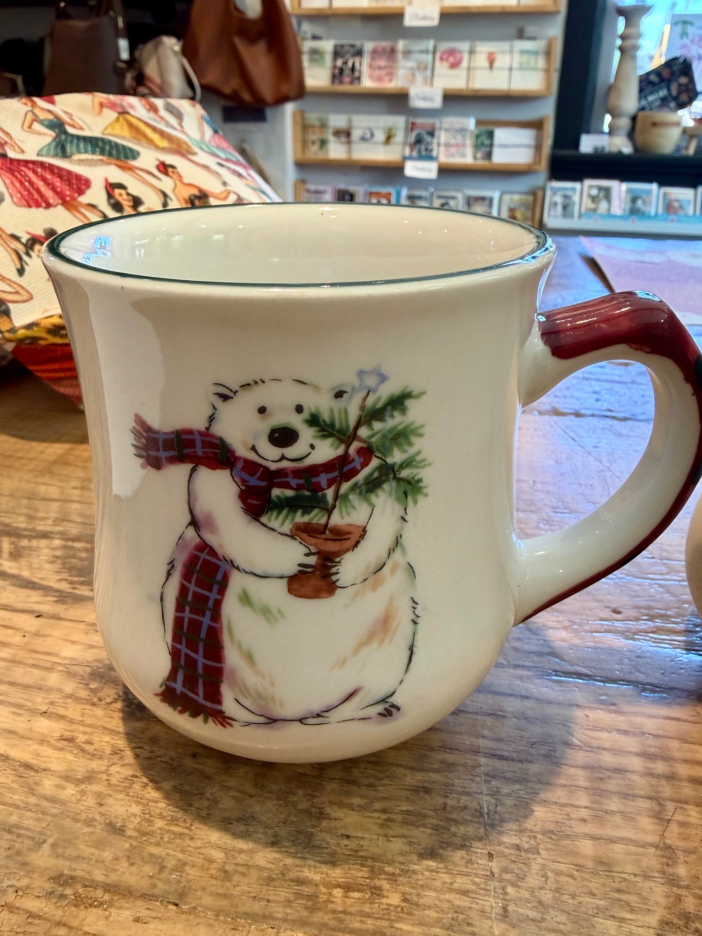 Vintage Pfaltzgraff Christmas Polar Bear Mug