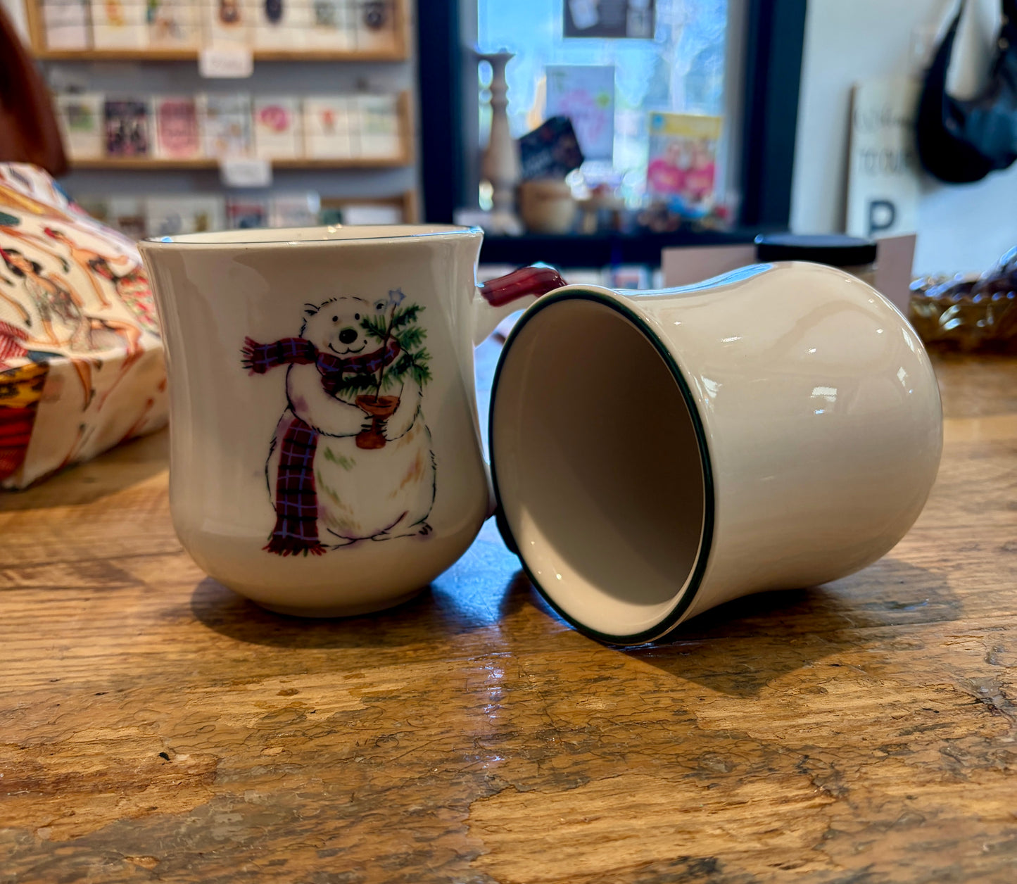 Vintage Pfaltzgraff Christmas Polar Bear Mug