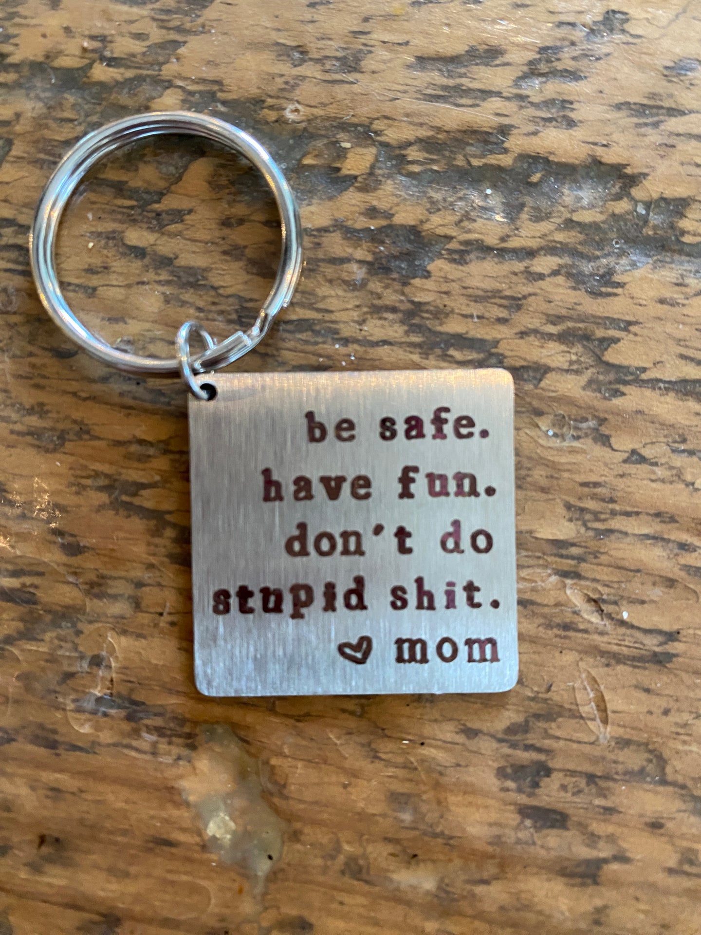 Be Safe Key Chain